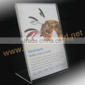 Acrylic Menu Card Holder/menu Sign Holder thumbnail-5