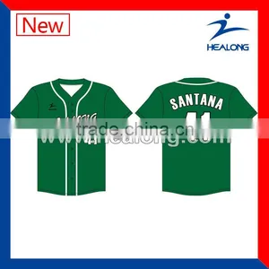 Hot Sales Custom Team Private Brand Baseball Jersey thumbnail-1