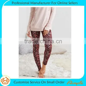 New OEM Women Leggings Colorful Compression Pants, Wholesale Women Yoga Pants thumbnail-1