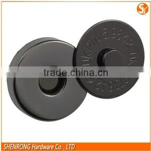 Total 5mm Thick Round Silver Magnetic Snap Button for Bag and Purse thumbnail-6