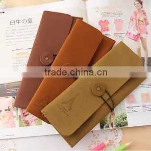 Elastic Strap Leather Pouch for Pens for 2014 New Design thumbnail-1