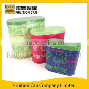 Food Safe Oval Tin Box for Food Packaging Clear Food Packaging Boxes thumbnail-1