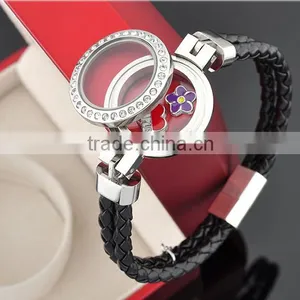 Hot New Products For 2016 Best Selling Products Popular At High Quality Leather Bracelet Lockets Wholesale thumbnail-3