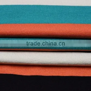 New Products 2016 Viscose Spandex Yarn Dyed Striped Single Jersey Fabric thumbnail-3