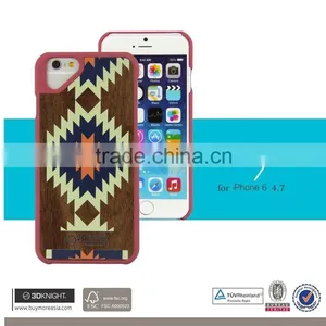 Mobile Accessories Laser Engraving Custom Design Plastic Frame Wooden Cell Phone Case for Iphone 6s Case Wood Factory Price thumbnail-1