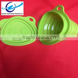 Top Selling Food Grade Collapsible Silicone Pet Bowl , Dog Food Bowl for Travel thumbnail-2