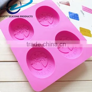 4 Cavities Tree Oval Soap Mold thumbnail-6