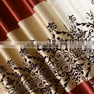 Customized Window Curtain Fabric Fire Retardant Blackout Fabric for Bedroom thumbnail-1