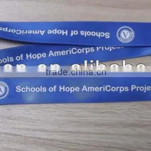 Promotional Custom Printed Logo Satin Lanyard thumbnail-1