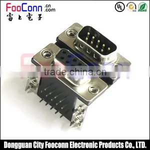 Quality Assurance D-SUB Connector, 9 Pin Right Angle Connector Dual Port thumbnail-4