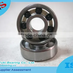 608 Chrome Ring Si3n4 Ball White Nylon Cage Hybrid Ceramic Bearing thumbnail-1
