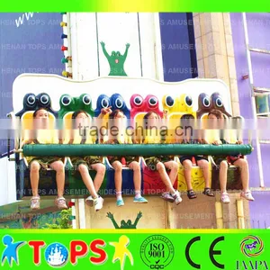 Kid Fairground Outdoor Amusement Mini Free Fall Tower Rides thumbnail-1