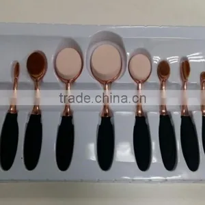 10pcs Beauty Toothbrush Shaped Foundation Power Makeup Oval Cream Puff Brushes thumbnail-6