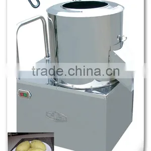 Full Stainless Steel Commercial Electric Automatic Mechanical Potato Chips Peeler thumbnail-1