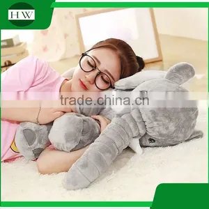 Promotional Custom Baby Children Kids Body Sleep Soft Plush Elephant Pillow Toy thumbnail-5
