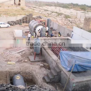 DAYI Good Stability Batch Type Used /Waste Plastic Pyrolysis Plant Convert Plastic To Furnace Oil thumbnail-5