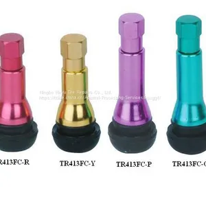Snap-in Tubeless Valves With Colored Sleeve thumbnail-1