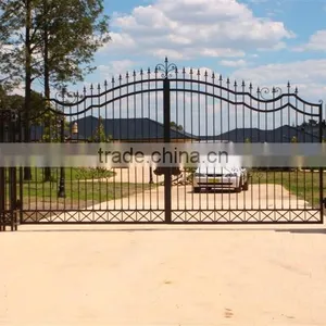 Bisini Customied Cast Iron Gate, Swing Iron Villa Main Gate thumbnail-5