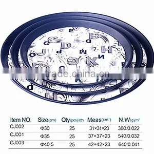 Serving Tray Sets, Round/Square Melamine Tray for European Market thumbnail-1