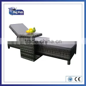 Plastic Outdoor Furniture Rattan /wicker Sofa Set With Adjustable Backrest thumbnail-1