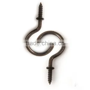 Antique Golden Color,7/8 Inches Screw Cup Hook thumbnail-1