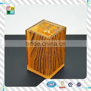 High Quality Polygon Colored Acrylic Bathroom Set From China /custom Design Acrylic Bathroom Set for Hotel in Wholesaler Price thumbnail-2
