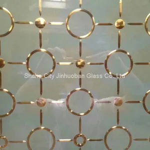 Acid Etched Glass （Singe and Double Side Chemical Etching）For Decoration Glass thumbnail-3