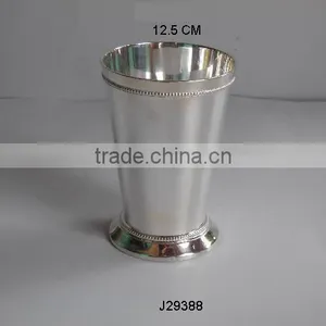 Cast Brass Julep Cup in Silver Plating thumbnail-1