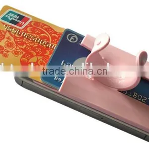 Silicon Multi-function Mobile Phone & Name Card Holder/Mobile Phone Holder With Card Slot thumbnail-1