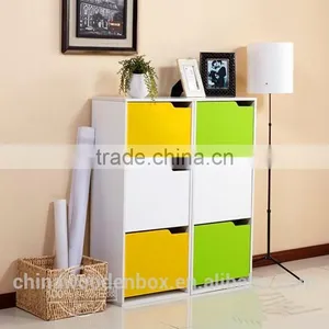 Refined Wooden Shoe Racks Cabinet thumbnail-1