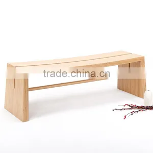 Long Bench Exotic Natural Bamboo Home Furniture thumbnail-1