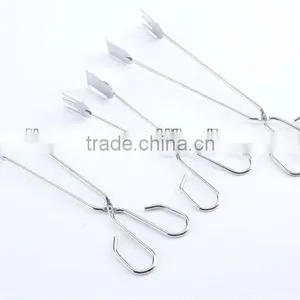 BBQ Food Tongs Salad Tongs Iron Food Tongs Silicone Tongs thumbnail-6