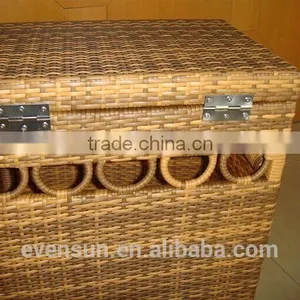 Outdoor Rattan Waste Bin Price thumbnail-6