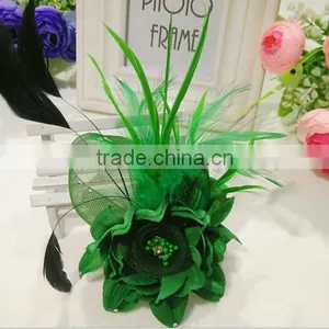 High Quality Flower Fabric Brooch for Hair or Cloth Decoration thumbnail-3