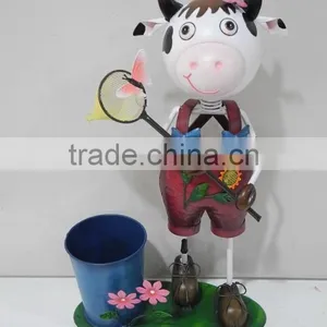 Low Price Metal Cow Planter for Home Garden Ornament thumbnail-1