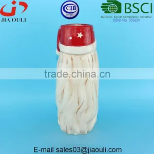 Table Centerpieces Christmas Decorations Santa Claus Flower Vase thumbnail-3