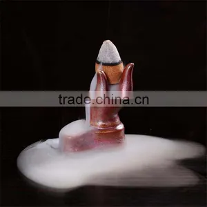 Buddhism Hand Backflow Incense Burner For Home Decor thumbnail-1