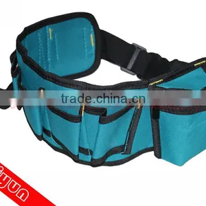 53x13cm Durable Tool Bag Waterproof Blue Canvas Waist Multifunctional Electrical Tools Oxford Bag thumbnail-1