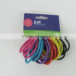 24Pcs Elastic Hair Bands thumbnail-1