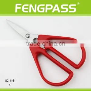 S2-1151 4" 2CR13 Stainless Steel ABS Plastic Handle Mini Grape Scissors / Garden Shear For Promotion thumbnail-1