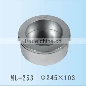 Clear Lid Tin Can for Cake,Round Tin With PVC Window on the Top thumbnail-1