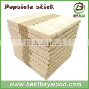 China Manufacturer Wooden Bulk Popsicle Stick 114mm thumbnail-2