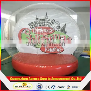 New Finished Snow Globe Inflatable for Christmas thumbnail-3
