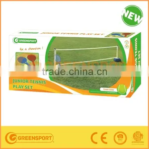 a Pair of Junior Tennis Racket With Assemble Net Post thumbnail-1