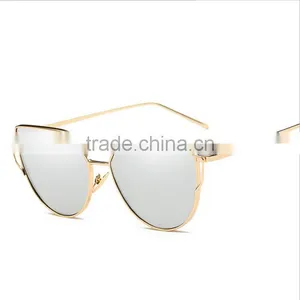 UCHOME Custom Promotional Double Metal Frame Sunglasses ,Genuine Mosaic Female Sun Glasses thumbnail-2