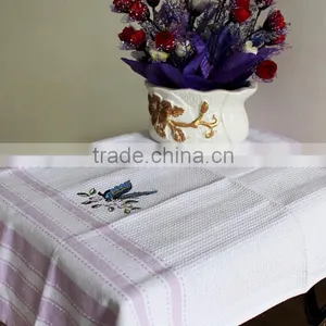 Hotel Restaurant Victualing House , Dining Room 100% Cotton Waffle Embroidery Dish Towels thumbnail-2