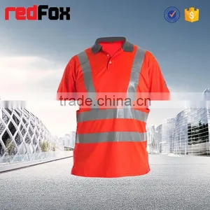 Ansi Reflective Safety T-shirt Reflex Mine Safety Red T-shirts Polo Cheap Safety T-shirt thumbnail-3