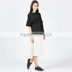 Black Logo Pique Boxy T-shirt Made in Peru t Shirts thumbnail-3