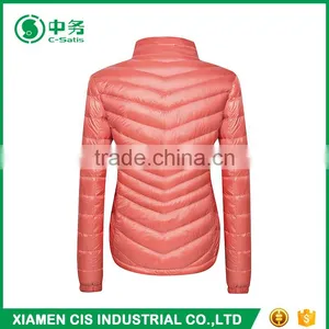 High Quality Winter Keep Warm Women Goose Down Feather Jacket thumbnail-3