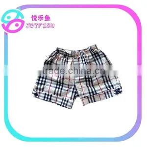 Boy's Cotton Check Shorts thumbnail-1